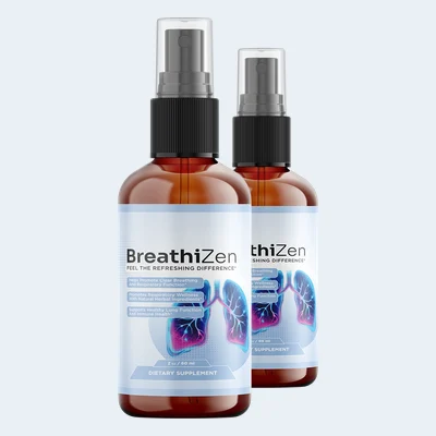 Breathizen 2 bottle kit of lung support oral spray
